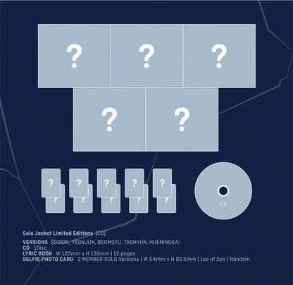 [PREORDER] TXT - 3RD JP SINGLE GOOD BOY GONE BAD 5 SET