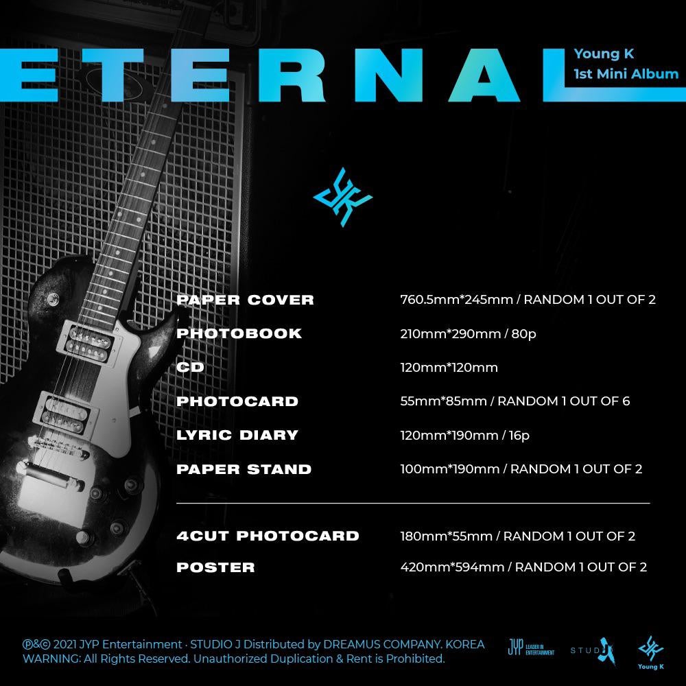 [ON HAND] YOUNG K (DAY6) - ETERNAL 1ST MINI ALBUM