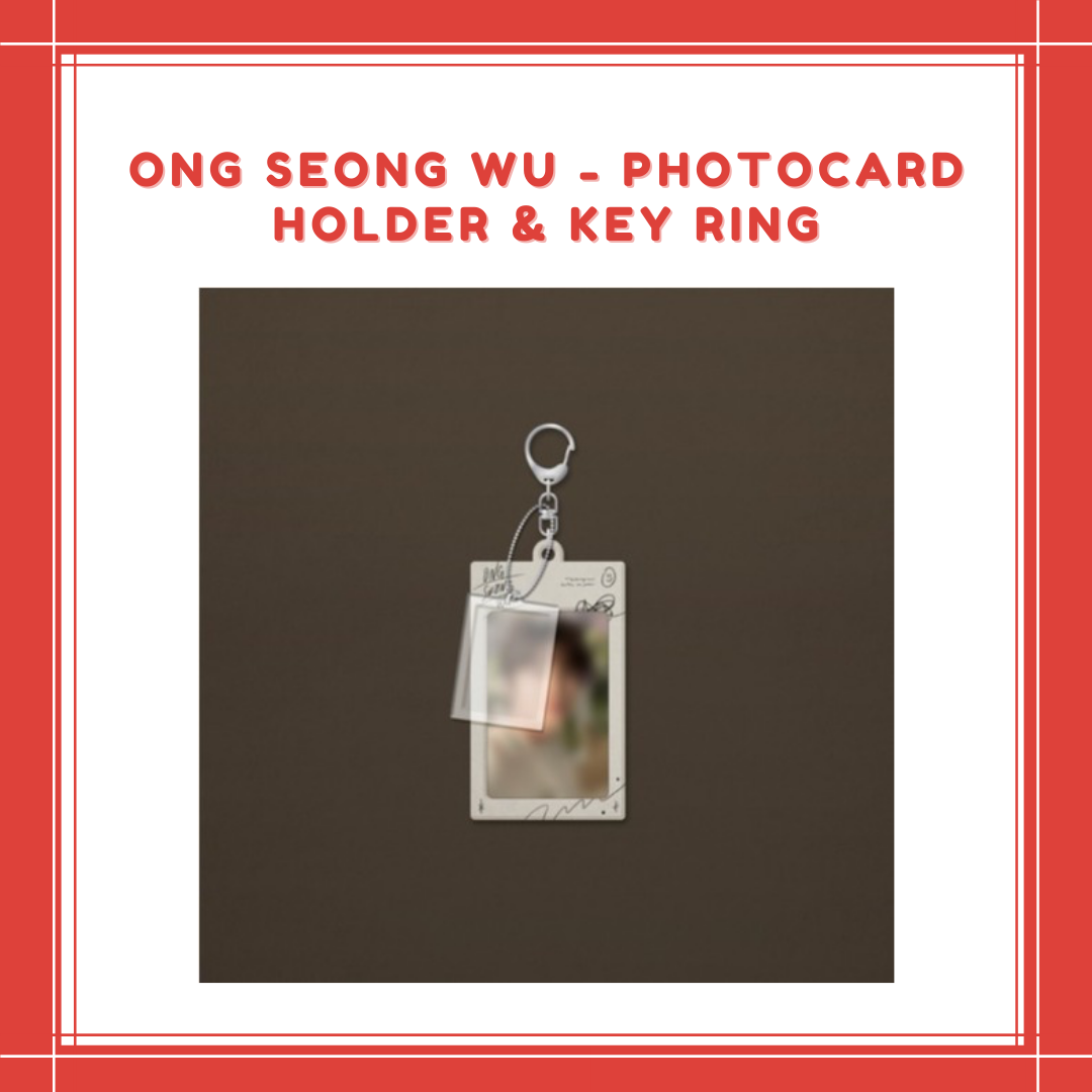 [PREORDER] ONG SEONG WU - PHOTO CARD HOLDER & KEY RING