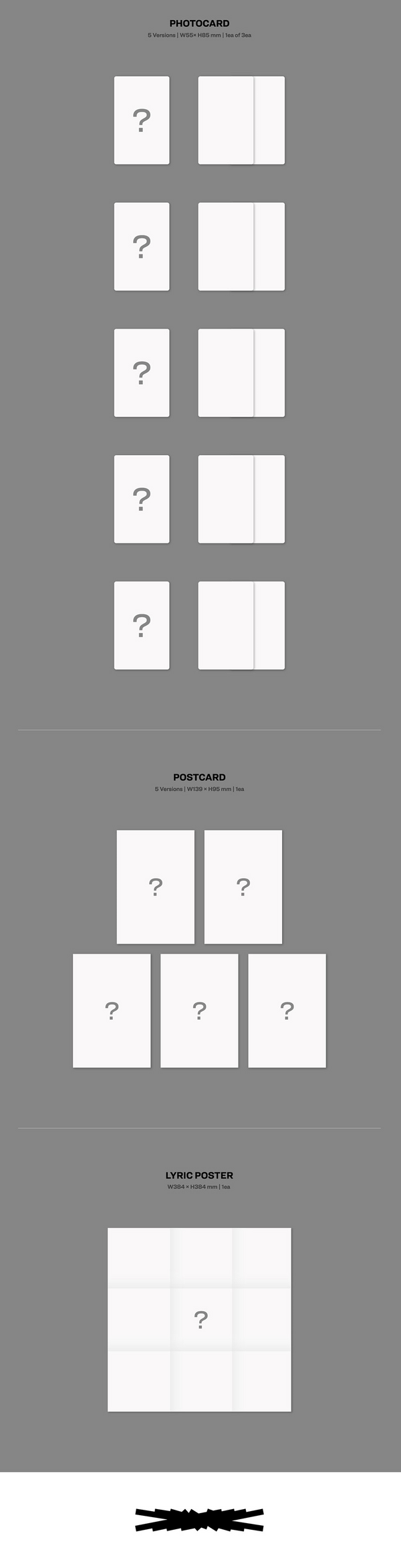 [PREORDER] WEVERSE LESSERAFIM - 1ST STUDIO ALBUM 'UNFORGIVEN' (COMPACT VER.) RANDOM