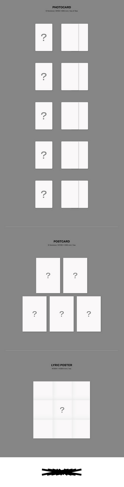 [PREORDER] WEVERSE LESSERAFIM - 1ST STUDIO ALBUM 'UNFORGIVEN' (COMPACT VER.) RANDOM