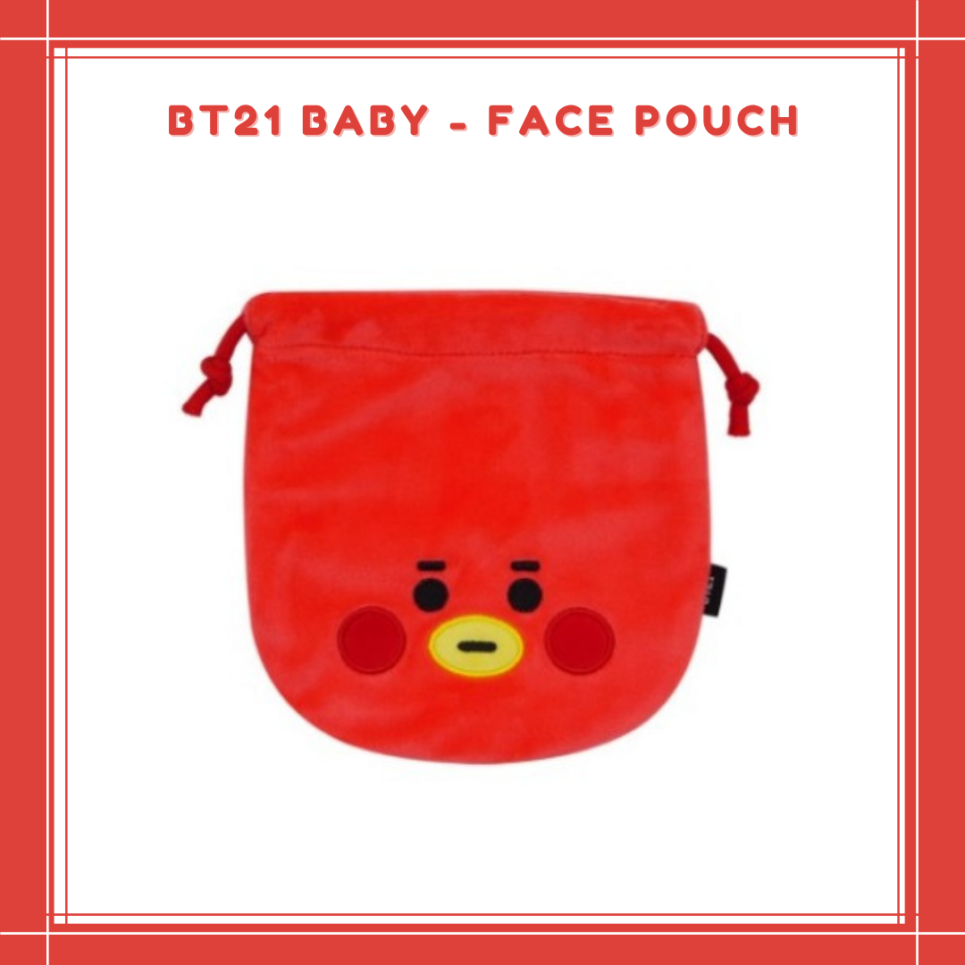 [PREORDER] BT21 BABY - FACE POUCH