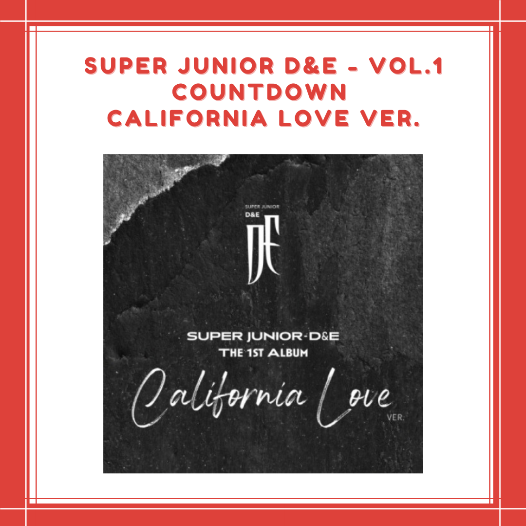 [PREORDER] SUPER JUNIOR D&E - VOL.1 COUNTDOWN CALIFORNIA LOVE VER.