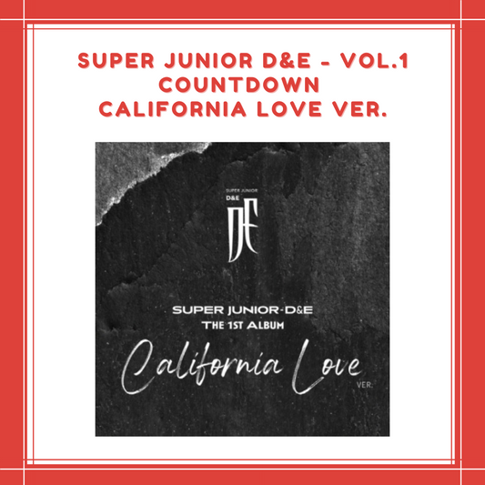 [PREORDER] SUPER JUNIOR D&E - VOL.1 COUNTDOWN CALIFORNIA LOVE VER.