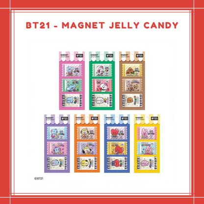 [PREORDER] BT21 - MAGNET JELLY CANDY