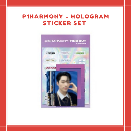 [PREORDER] P1HARMONY - HOLOGRAM STICKER SET