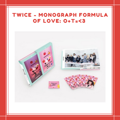 [PREORDER] TWICE - MONOGRAPH FORMULA OF LOVE: O+T=<3