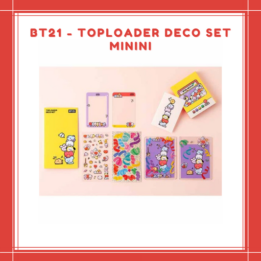 [PREORDER] BT21 - TOPLOADER DECO SET MININI