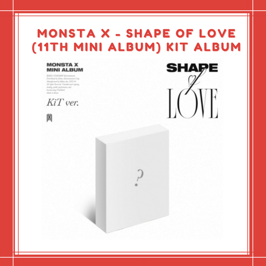 [PREORDER] MONSTA X - SHAPE OF LOVE (11TH MINI ALBUM) KIT ALBUM