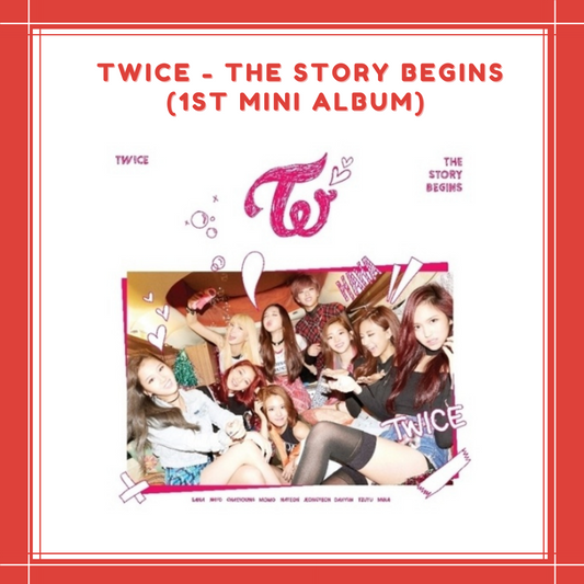 [PREORDER] TWICE - THE STORY BEGINS (1ST MINI ALBUM)