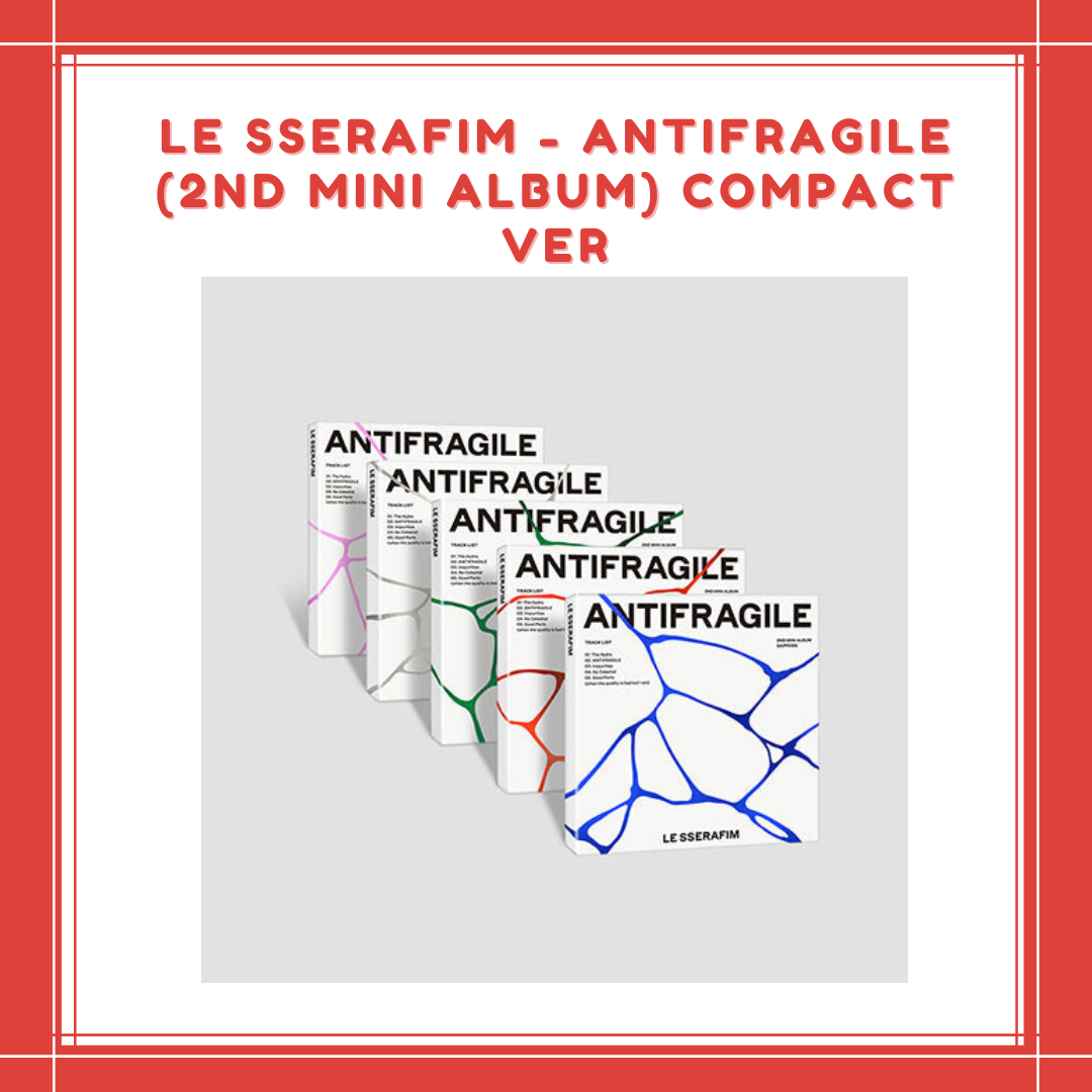[PREORDER]  LE SSERAFIM - ANTIFRAGILE (2ND MINI ALBUM) COMPACT VER. SET