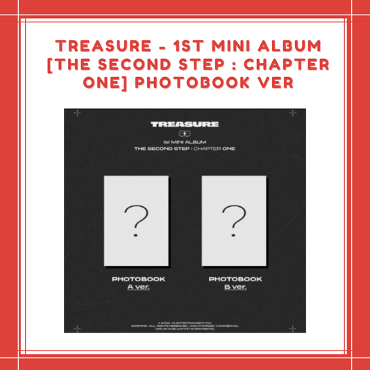 [PREORDER] TREASURE - 1ST MINI ALBUM THE SECOND STEP : CHAPTER ONE PHOTOBOOK VER.