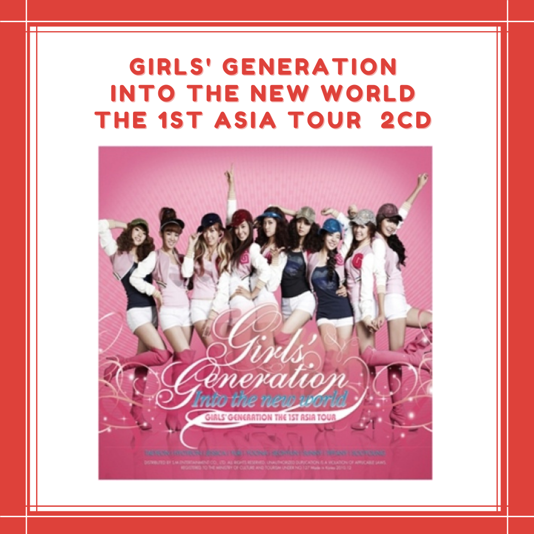 [PREORDER] GIRLS' GENERATION - INTO THE NEW WORLD THE 1ST ASIA TOUR  2CD