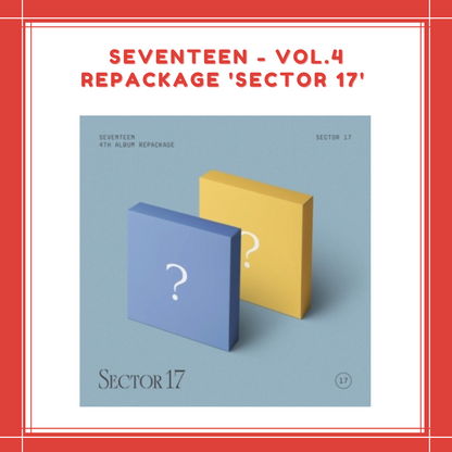 [PREORDER] SEVENTEEN - VOL.4 REPACKAGE 'SECTOR 17'