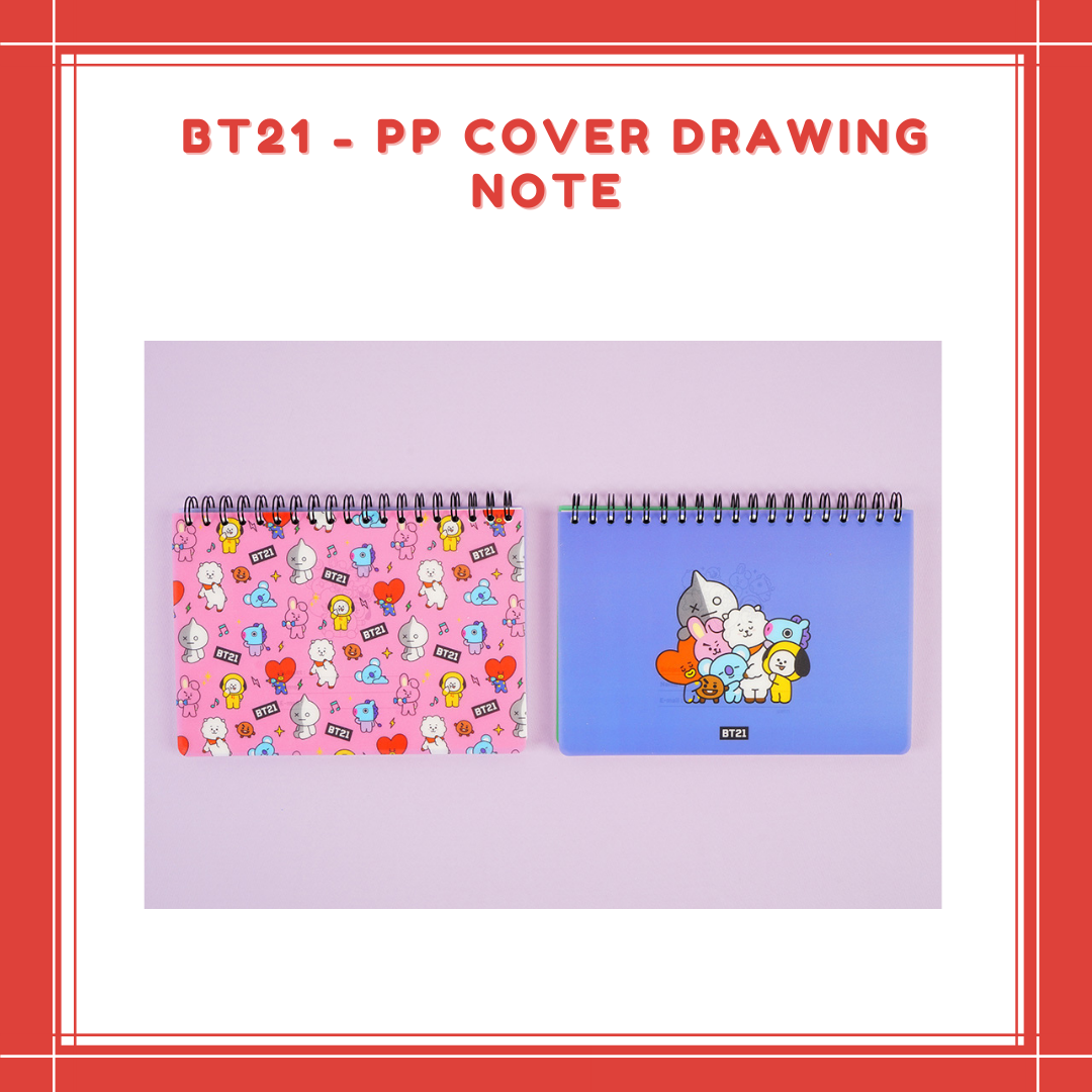 [PREORDER] BT21 - PP COVER DRAWING NOTE