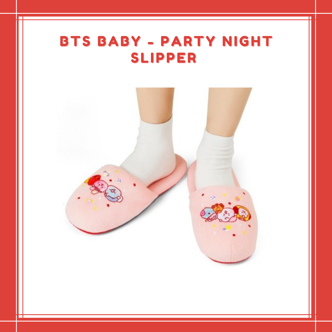 [PREORDER] BT21 BABY - PARTY NIGHT SLIPPER