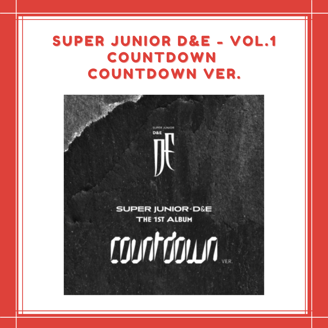 [PREORDER] SUPER JUNIOR D&E - VOL.1 COUNTDOWN COUNTDOWN VER.