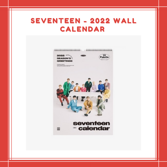 [PREORDER] SEVENTEEN - 2022 WALL CALENDAR