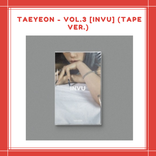 [PREORDER] TAEYEON - VOL.3 INVU (TAPE VER.)