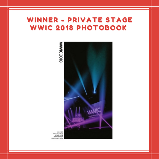 [PREORDER] WINNER - PRIVATE STAGE WWIC 2018 PHOTOBOOK