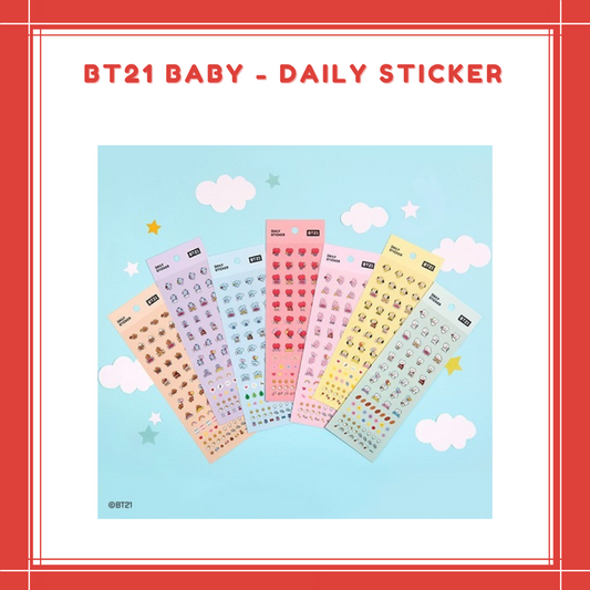 [PREORDER] BT21 BABY - DAILY STICKER