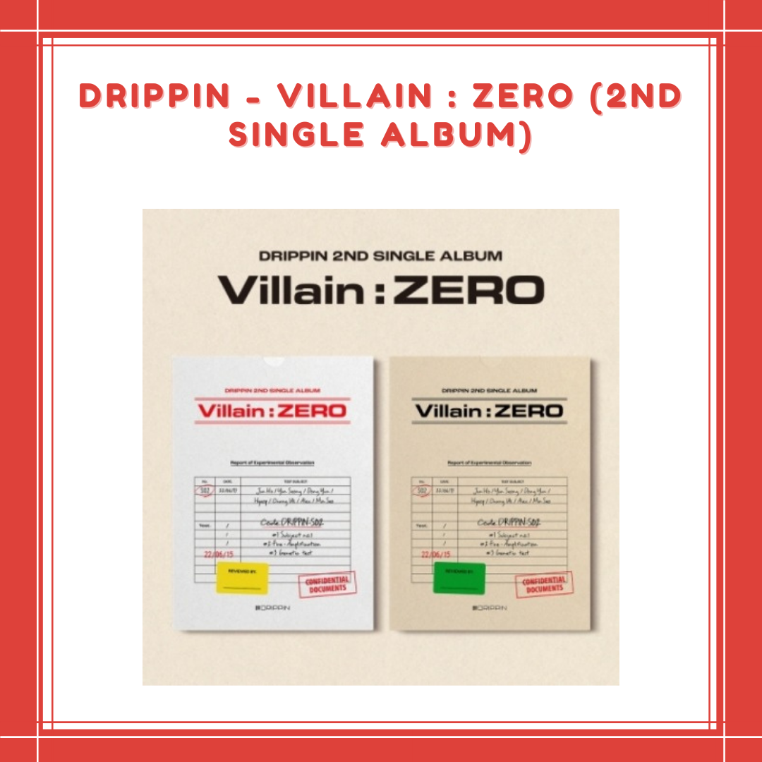 [PREORDER] DRIPPIN - VILLAIN : ZERO (2ND SINGLE ALBUM)