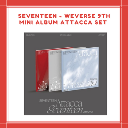 [PREORDER] SEVENTEEN - WEVERSE 9TH MINI ALBUM ATTACCA SET