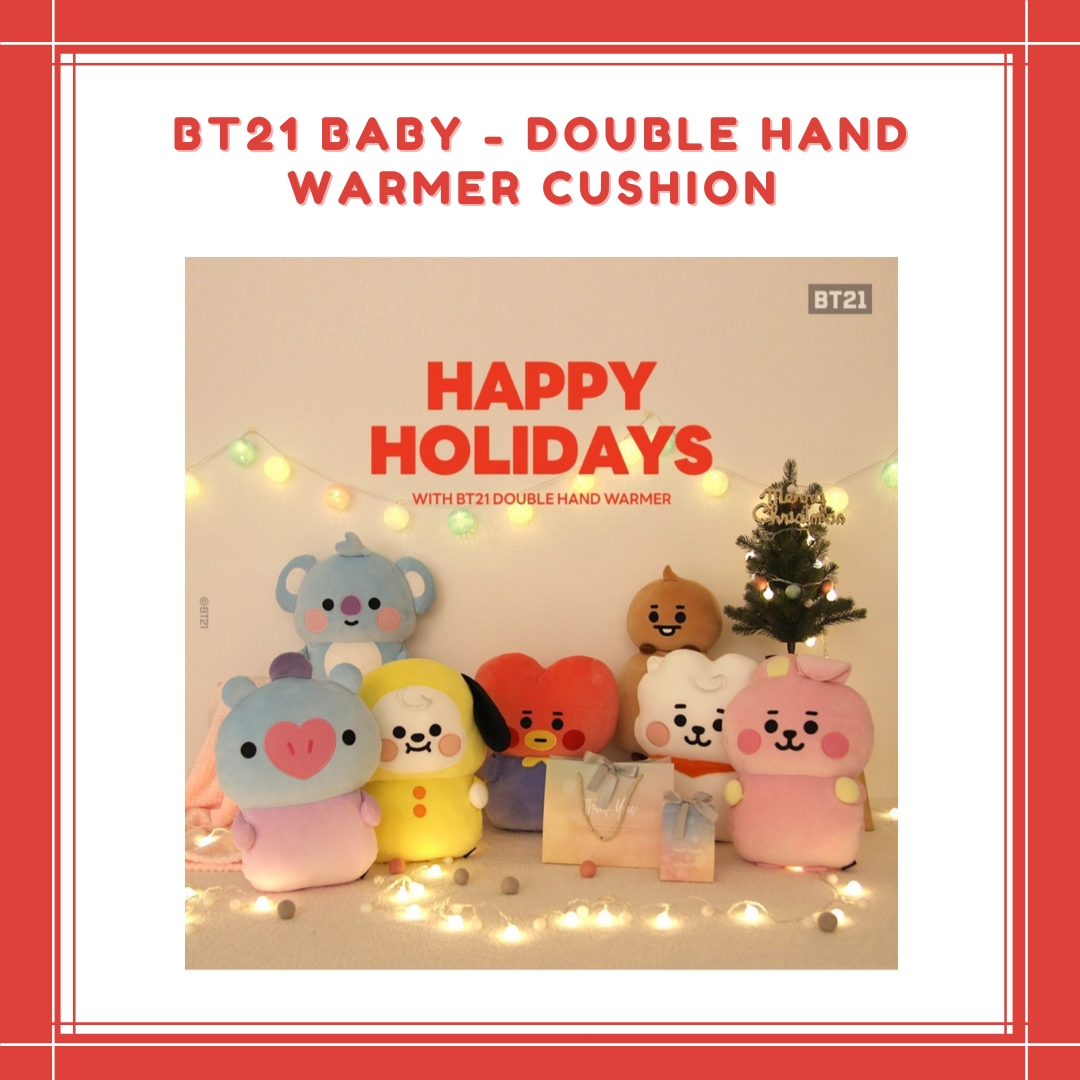 [PREORDER] BT21 BABY - DOUBLE HAND WARMER CUSHION