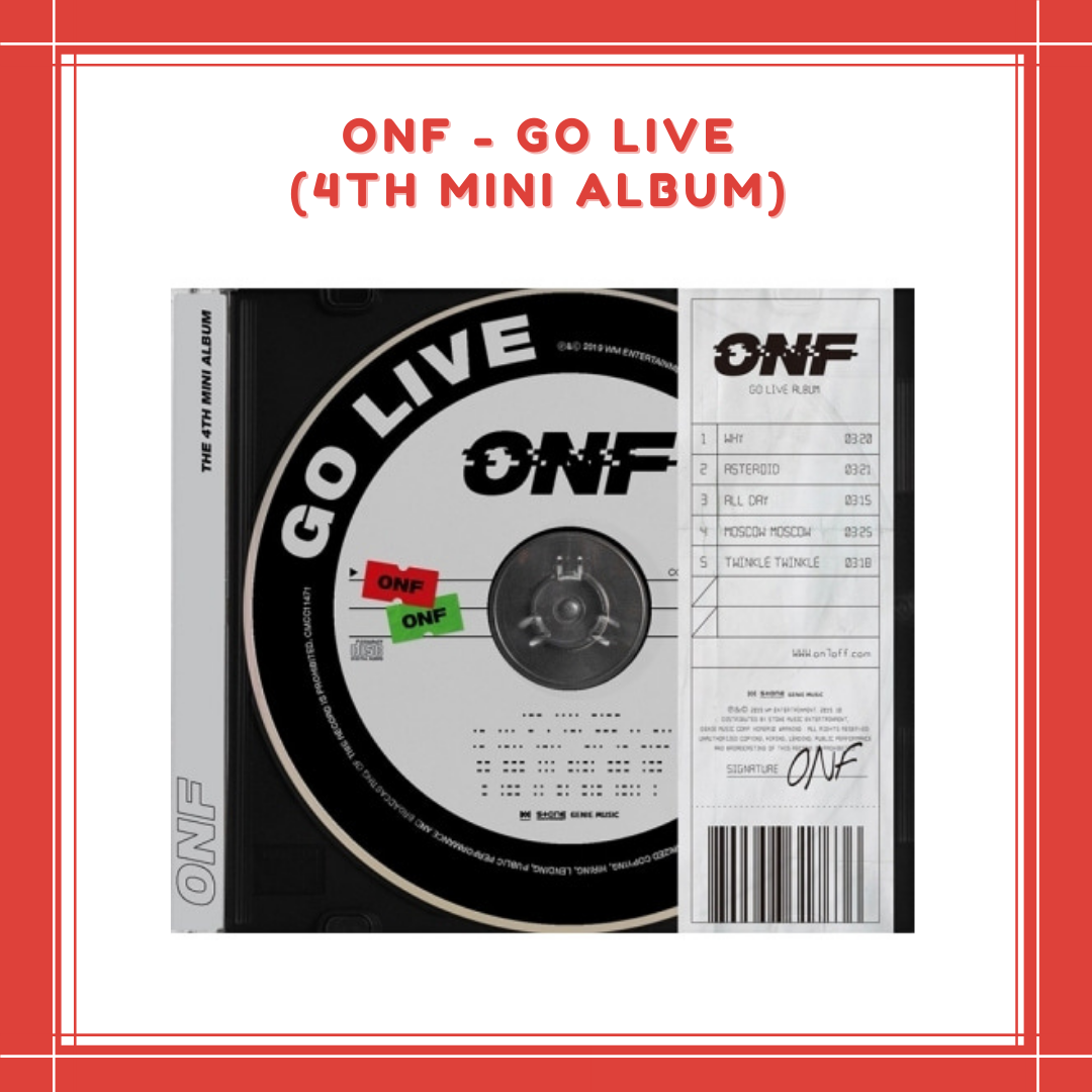 [PREORDER] ONF - GO LIVE (4TH MINI ALBUM)