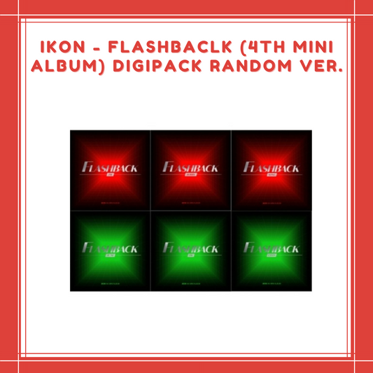 [PREORDER] IKON - FLASHBACK (4TH MINI ALBUM) DIGIPACK RANDOM VER.