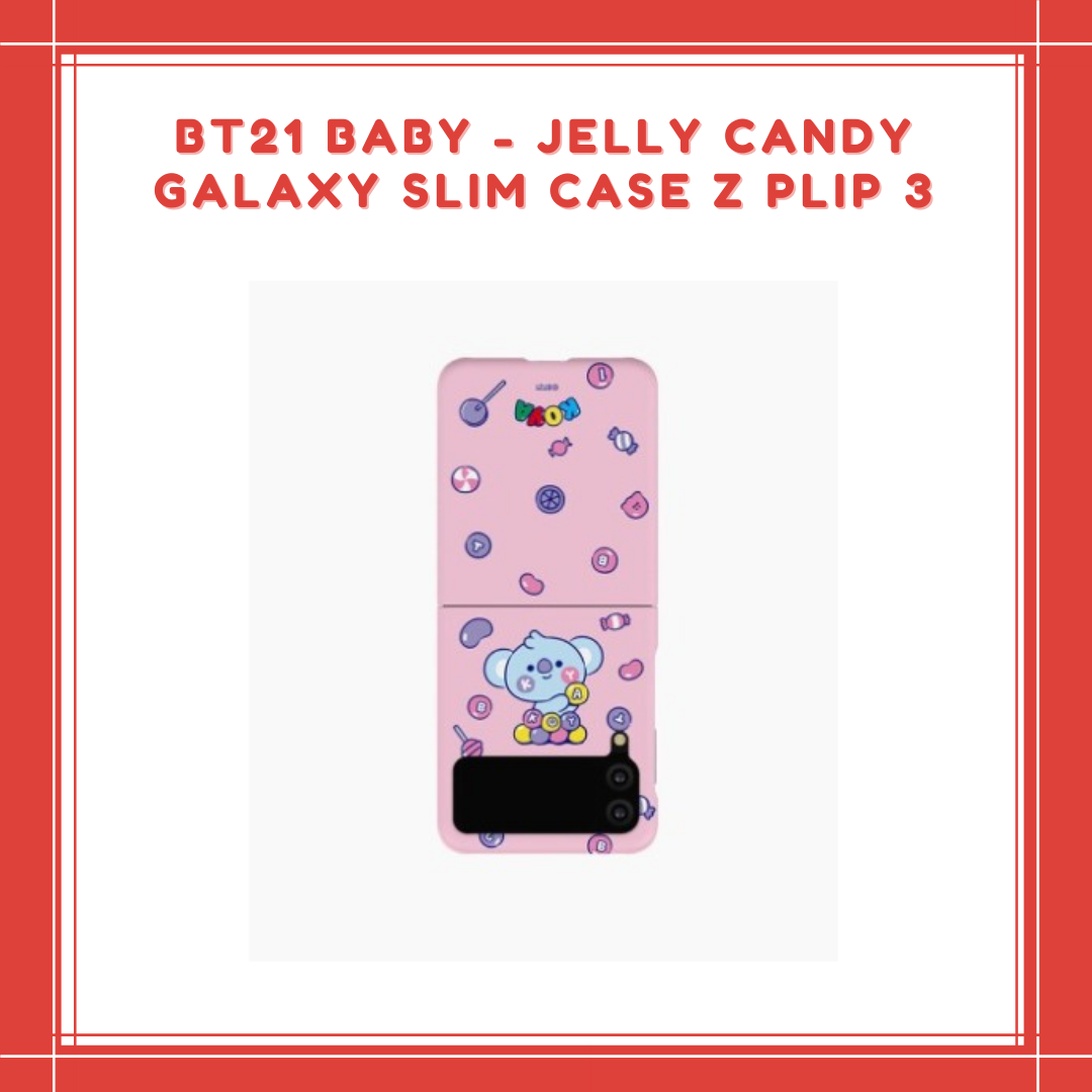 [PREORDER] BT21 BABY - JELLY CANDY GALAXY SLIM CASE Z PLIP 3