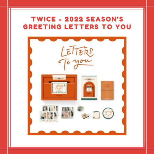 [PREORDER] TWICE - 2022 SEASON'S GREETING LETTERS TO YOU