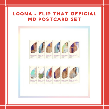 [PREORDER] LOONA - FLIP THAT OFFICIAL MD POSTCARD SET