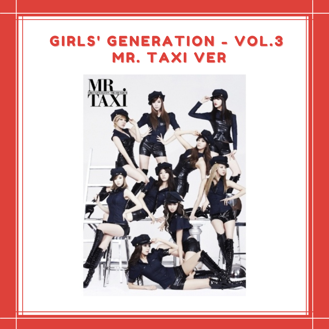 [PREORDER] GIRLS' GENERATION - VOL.3 MR. TAXI VER