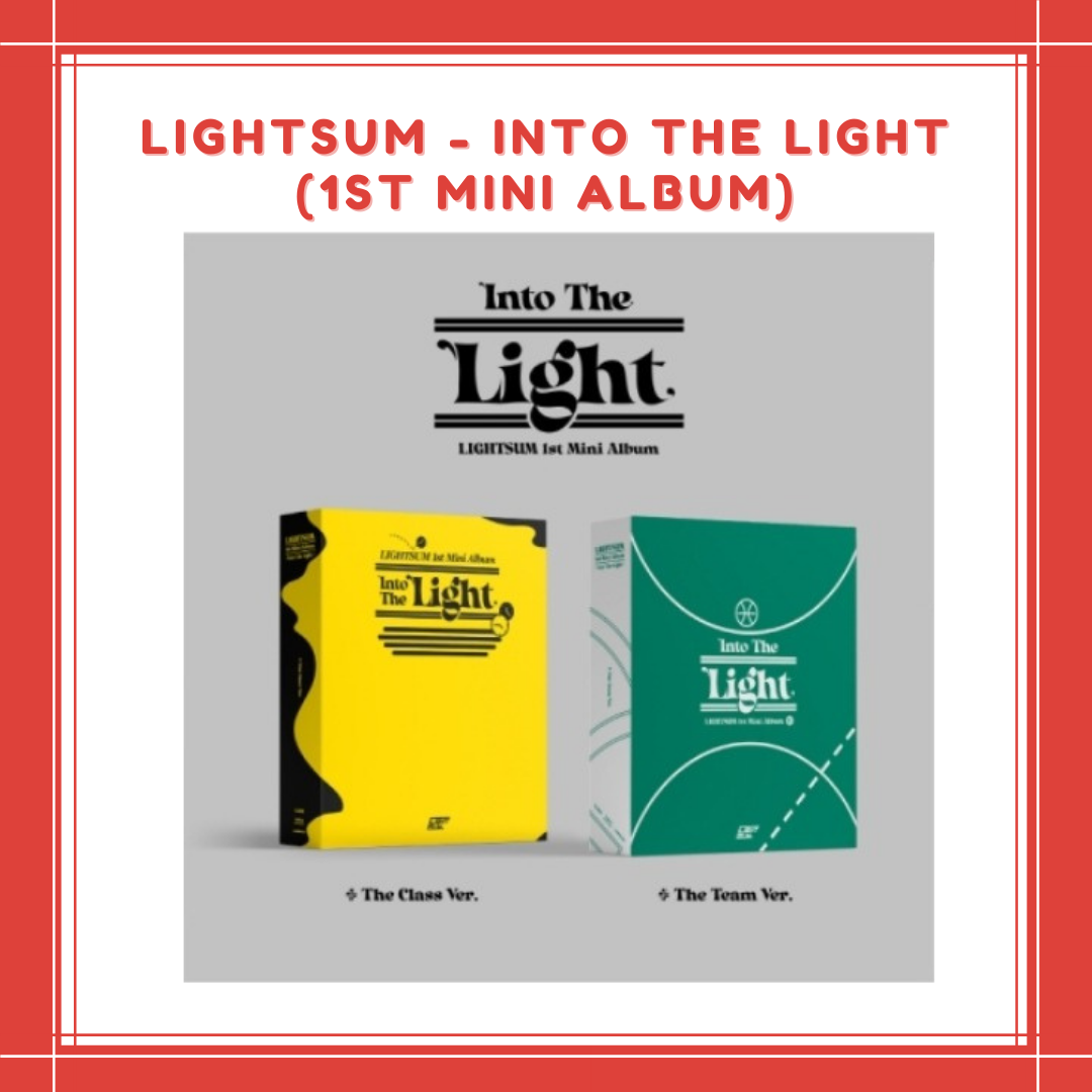 [PREORDER] LIGHTSUM - INTO THE LIGHT (1ST MINI ALBUM)