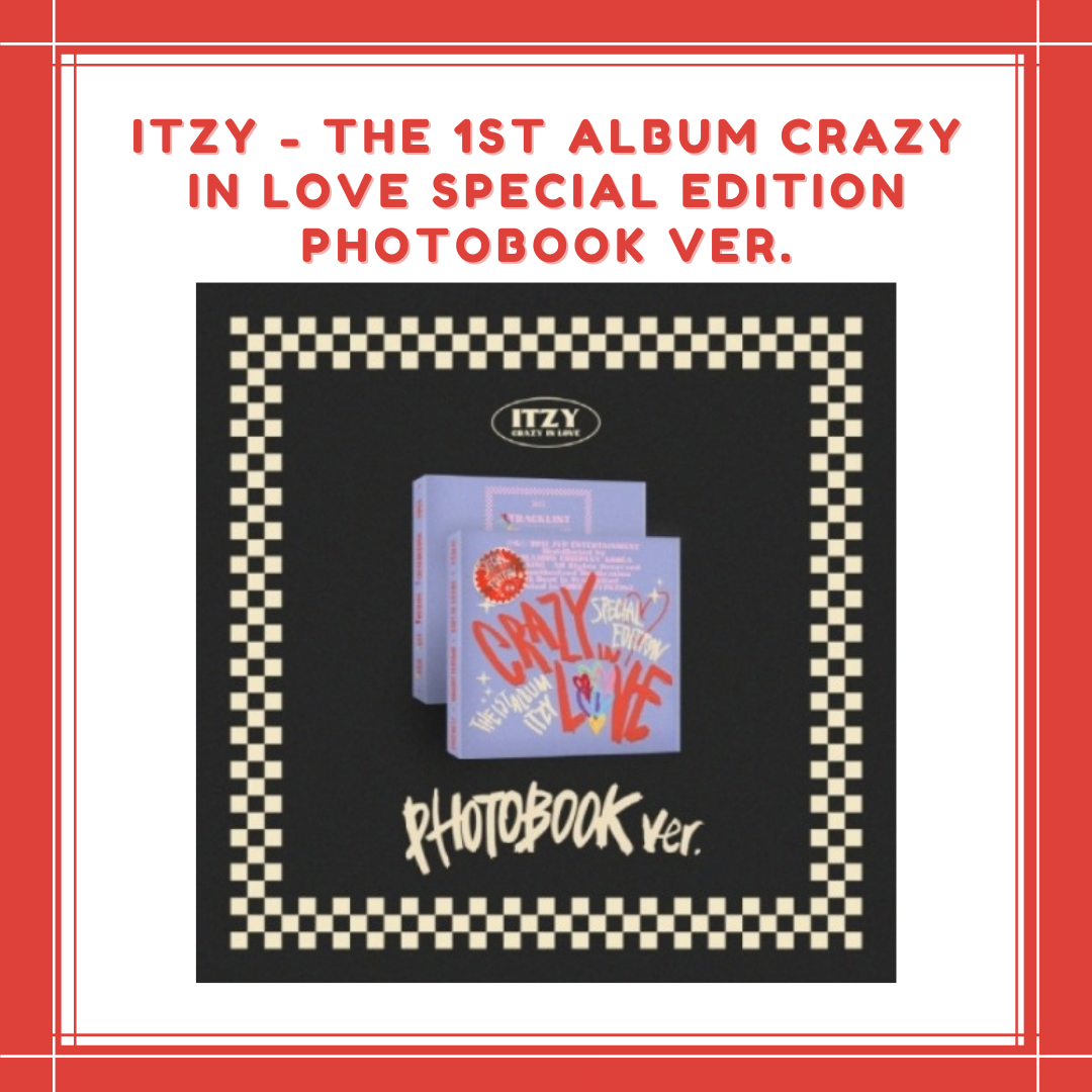 [PREORDER] ITZY - THE 1ST ALBUM CRAZY IN LOVE SPECIAL EDITION PHOTOBOOK VER.