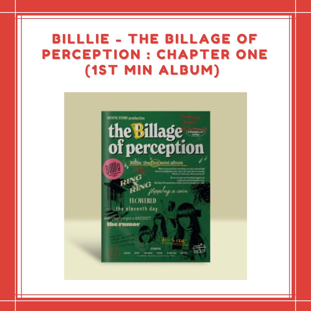 [PREORDER] BILLLIE - THE BILLAGE OF PERCEPTION : CHAPTER ONE (1ST MIN ALBUM)