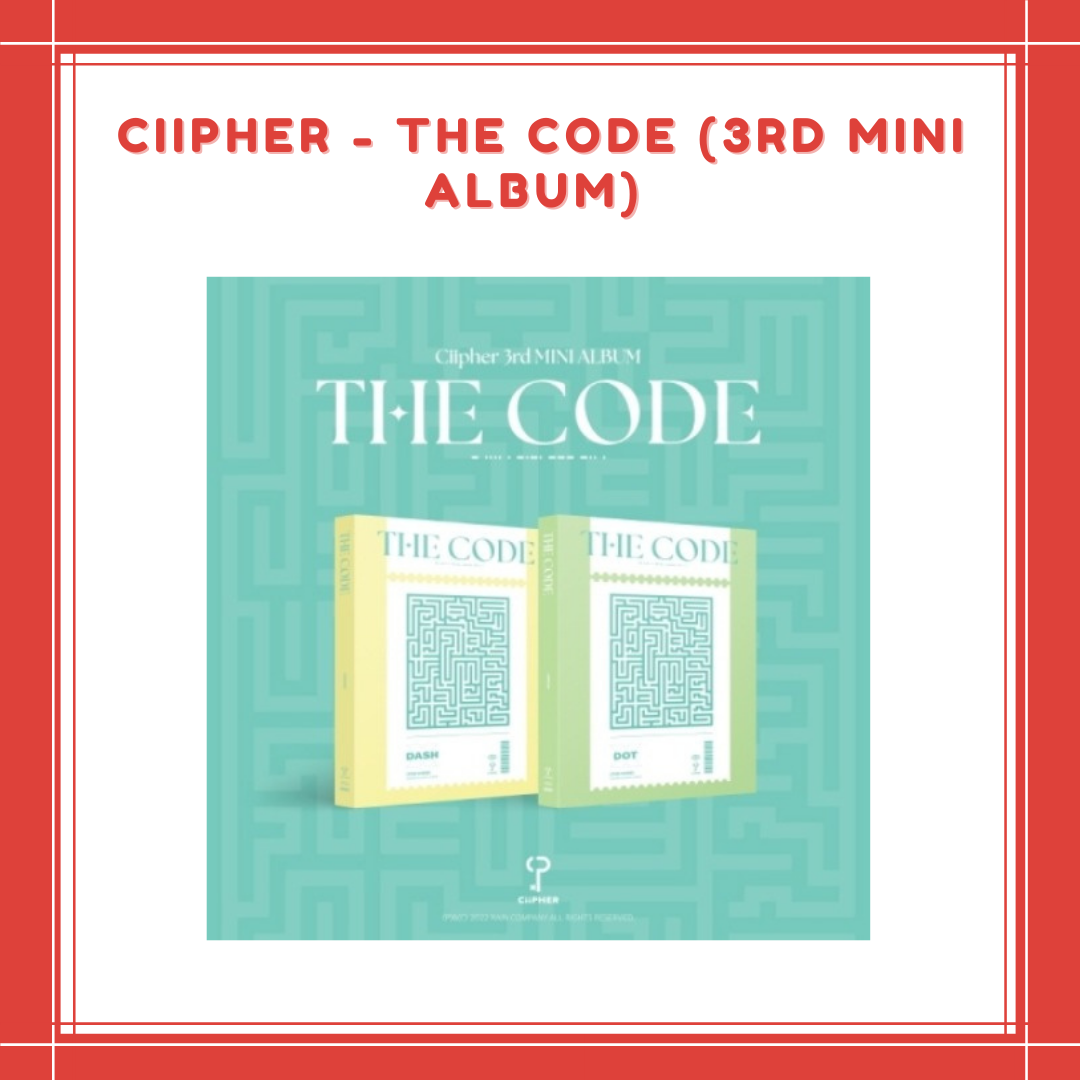 [PREORDER] CIIPHER - THE CODE (3RD MINI ALBUM)