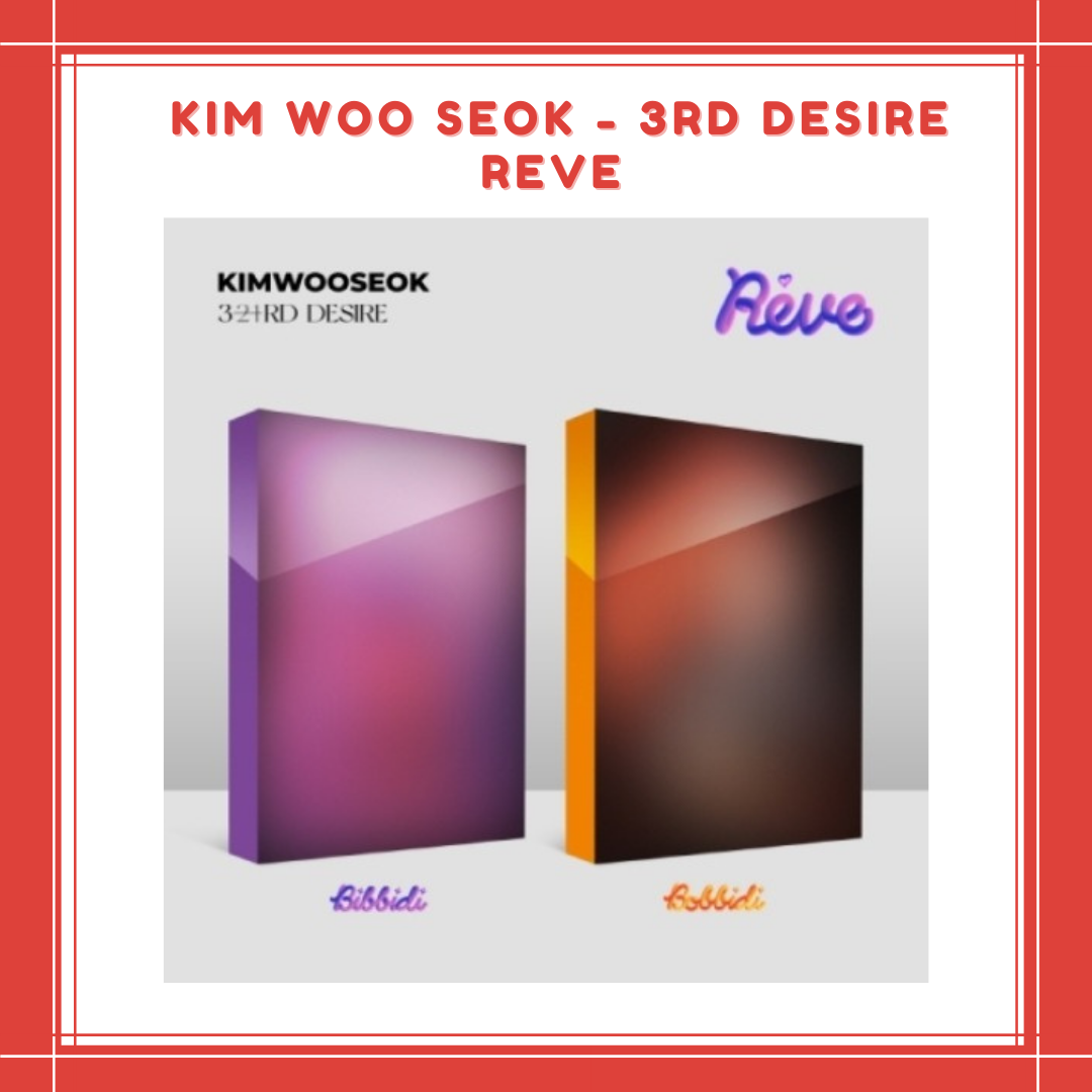 [PREORDER] KIM WOO SEOK - 3RD DESIRE REVE