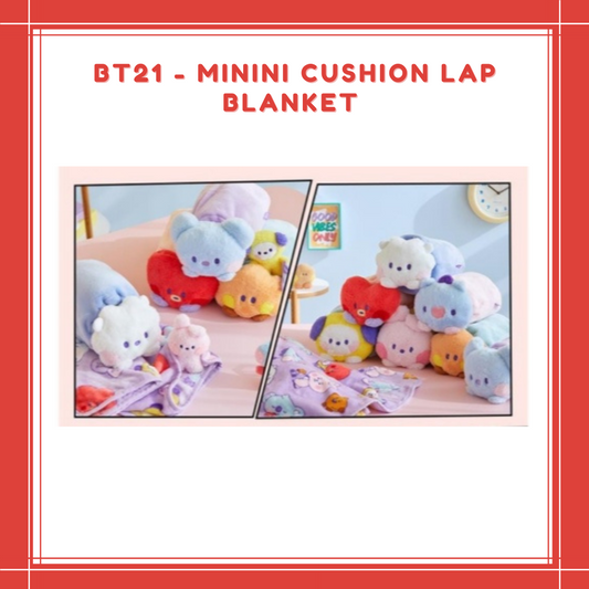 [PREORDER] BT21 - MININI CUSHION LAP BLANKET