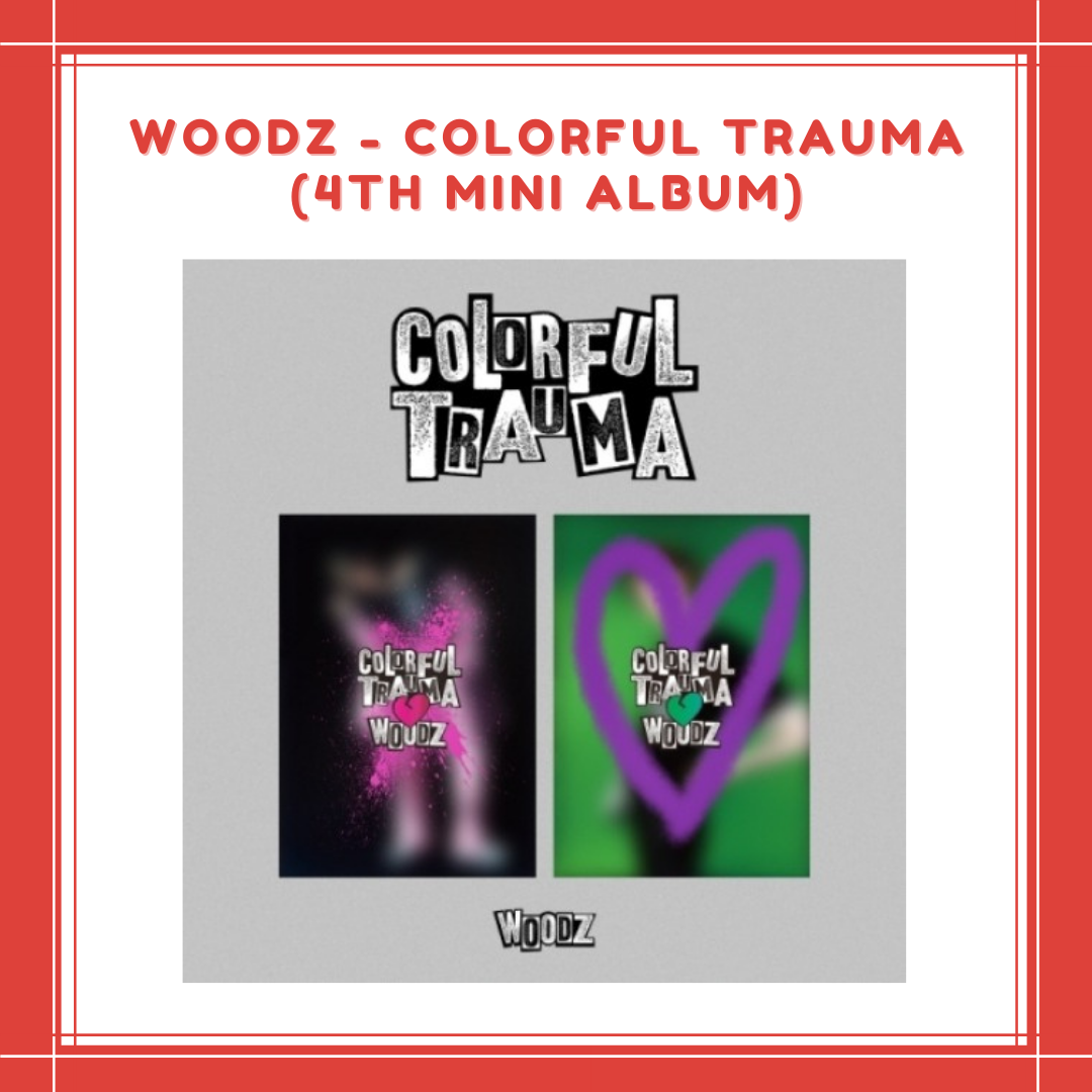 [PREORDER] WOODZ - COLORFUL TRAUMA (4TH MINI ALBUM)