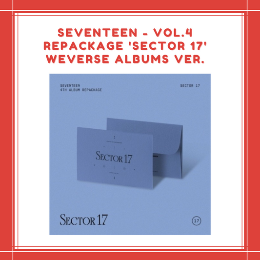 [PREORDER] SEVENTEEN - VOL.4 REPACKAGE 'SECTOR 17' WEVERSE ALBUMS VER.