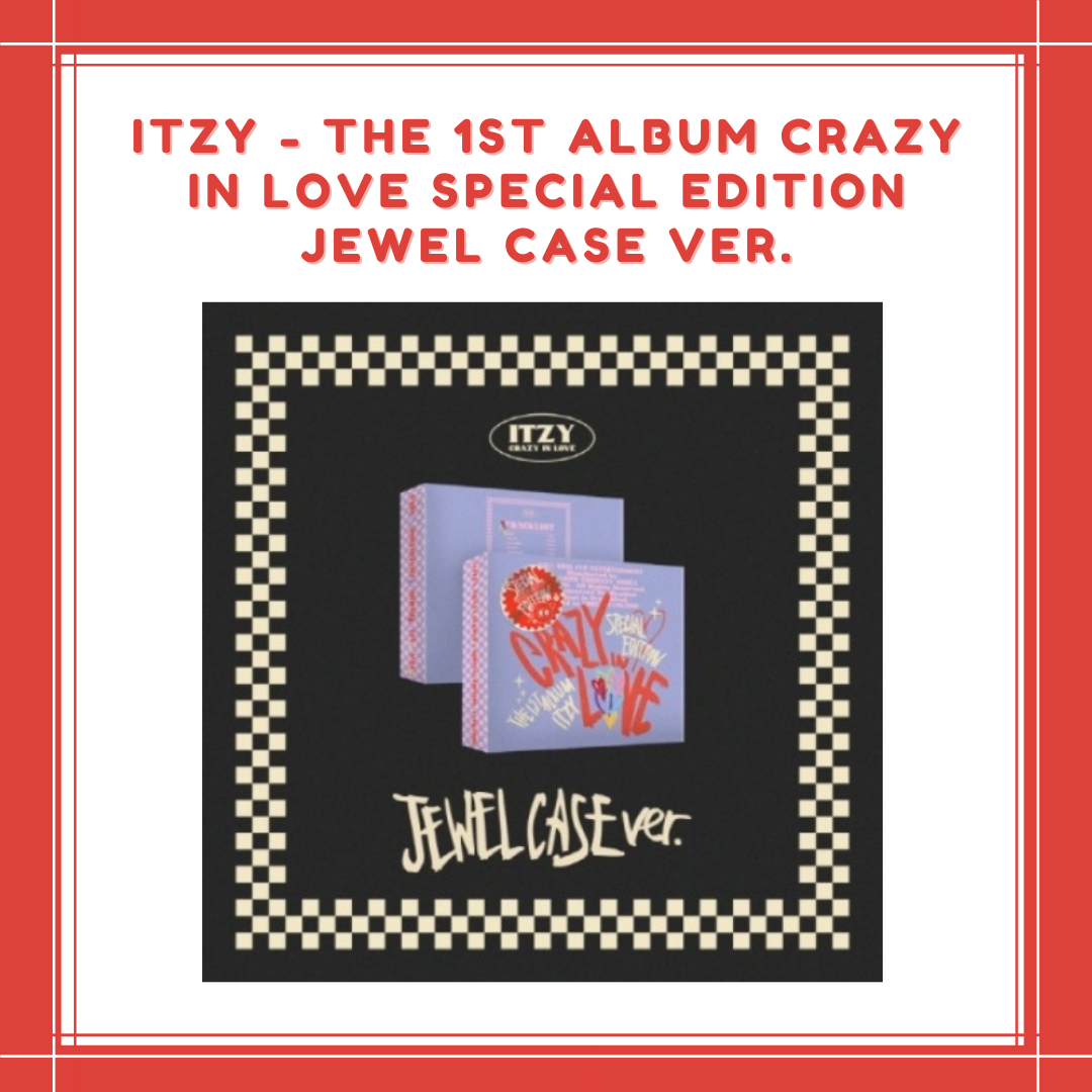 [PREORDER] ITZY - THE 1ST ALBUM CRAZY IN LOVE SPECIAL EDITION JEWEL CASE VER.