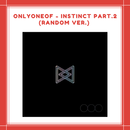 [PREORDER] ONLYONEOF - INSTINCT PART.2 (RANDOM VER.)