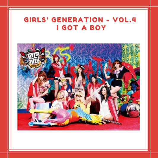 [PREORDER] GIRLS' GENERATION - VOL.4 I GOT A BOY