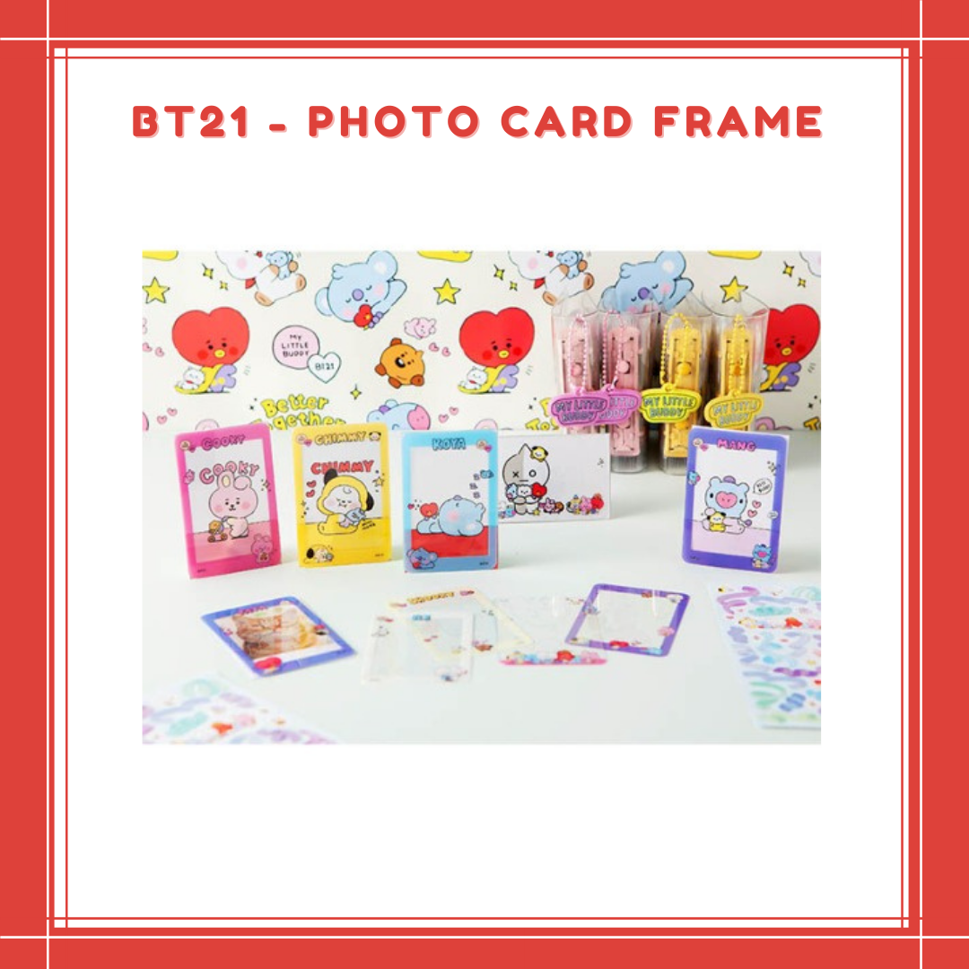 [PREORDER] BT21 - PHOTO CARD FRAME