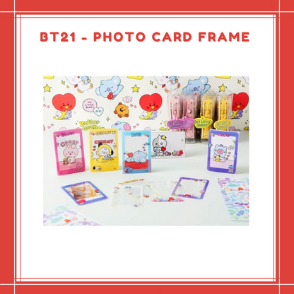 [PREORDER] BT21 - PHOTO CARD FRAME