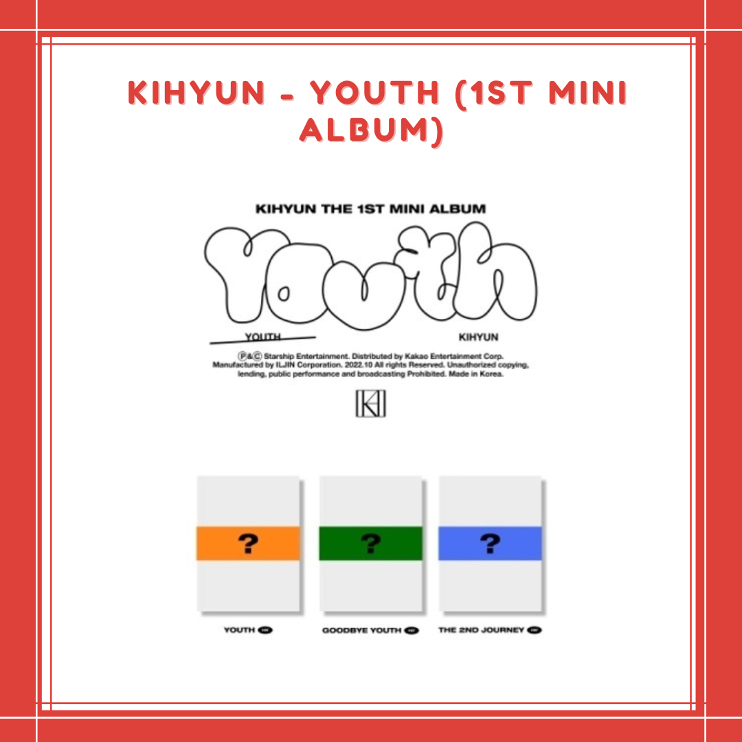 [PREORDER] KIHYUN - YOUTH (1ST MINI ALBUM)