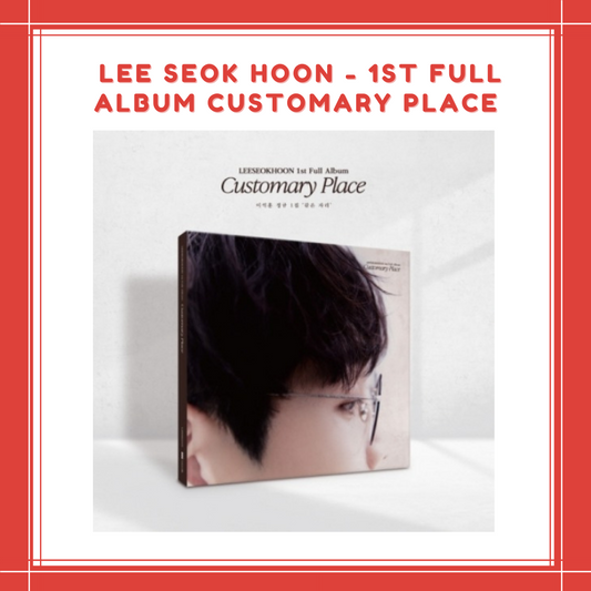 [PREORDER] LEE SEOK HOON - 1ST FULL ALBUM CUSTOMARY PLACE