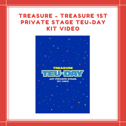 [PREORDER ] TREASURE - TREASURE 1ST PRIVATE STAGE TEU-DAY KiT VIDEO